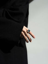 画像をギャラリービューアに読み込む, 【Pre-order 6.25 sat 12:00-】SQUARE SCULPTURE RING
